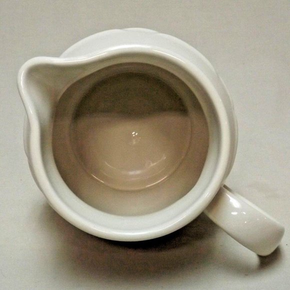 Longaberger Pottery Woven Traditions Traditional Red 1 Quart Juice Pitcher USA - Picture 6 of 8